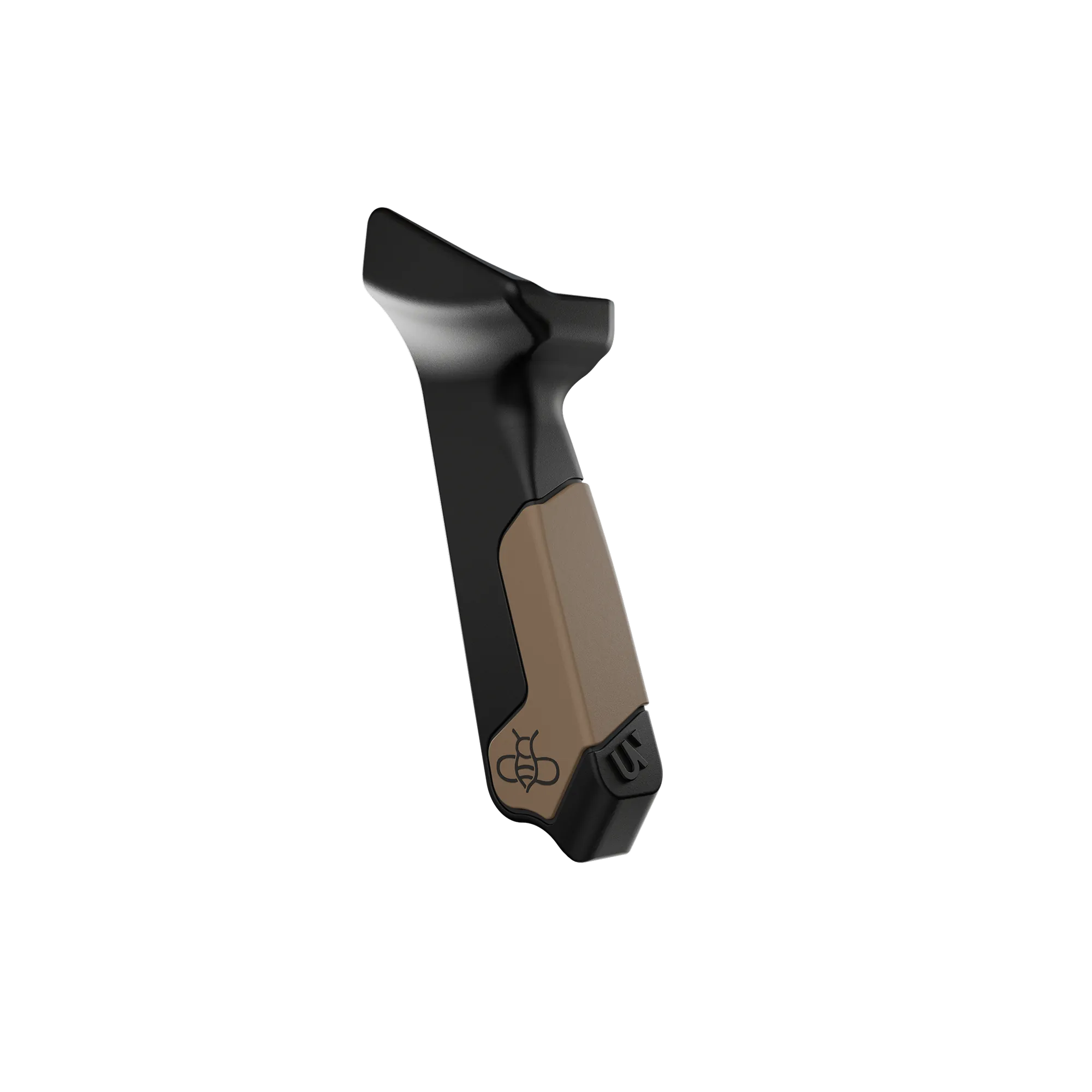 Ultraview BEEREAL 2.0 Mathews Grip in Dune with overmolded rubber panel for enhanced accuracy and comfort