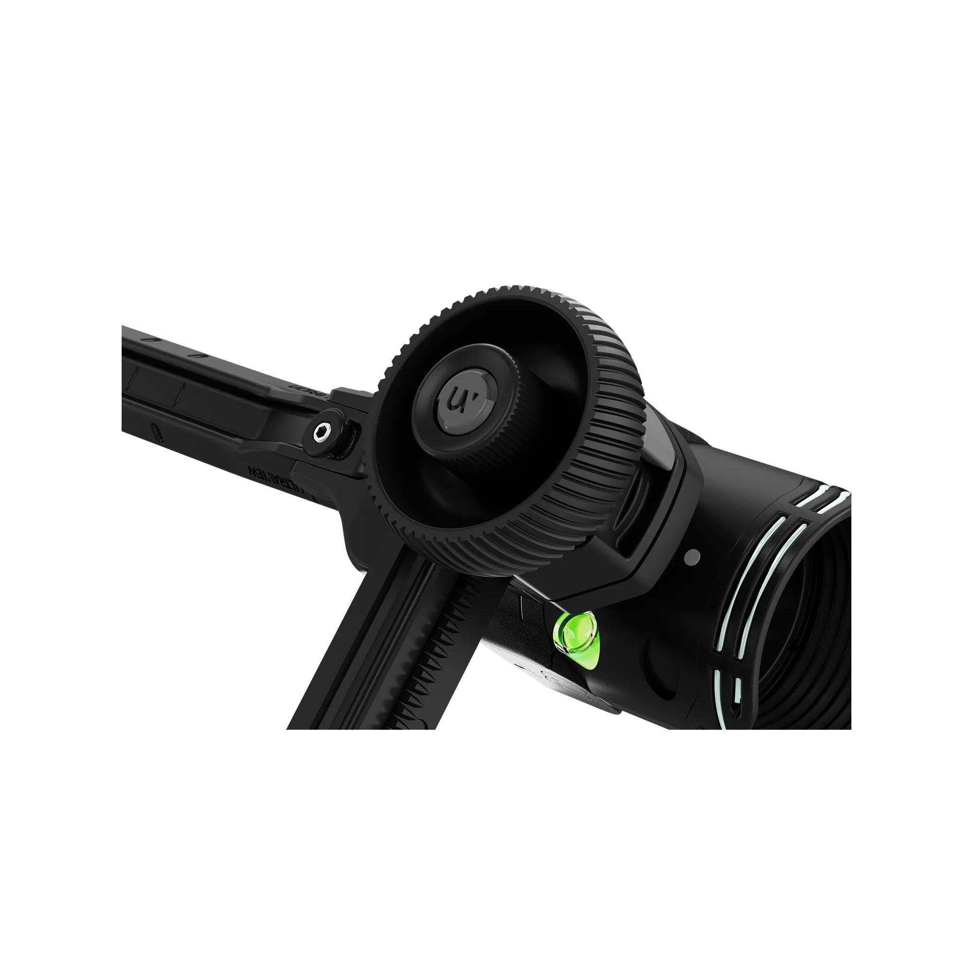Ultraview DualDial™ Wheel Grip in Black for UV Slider, interchangeable sight adjustment dial for smooth elevation control