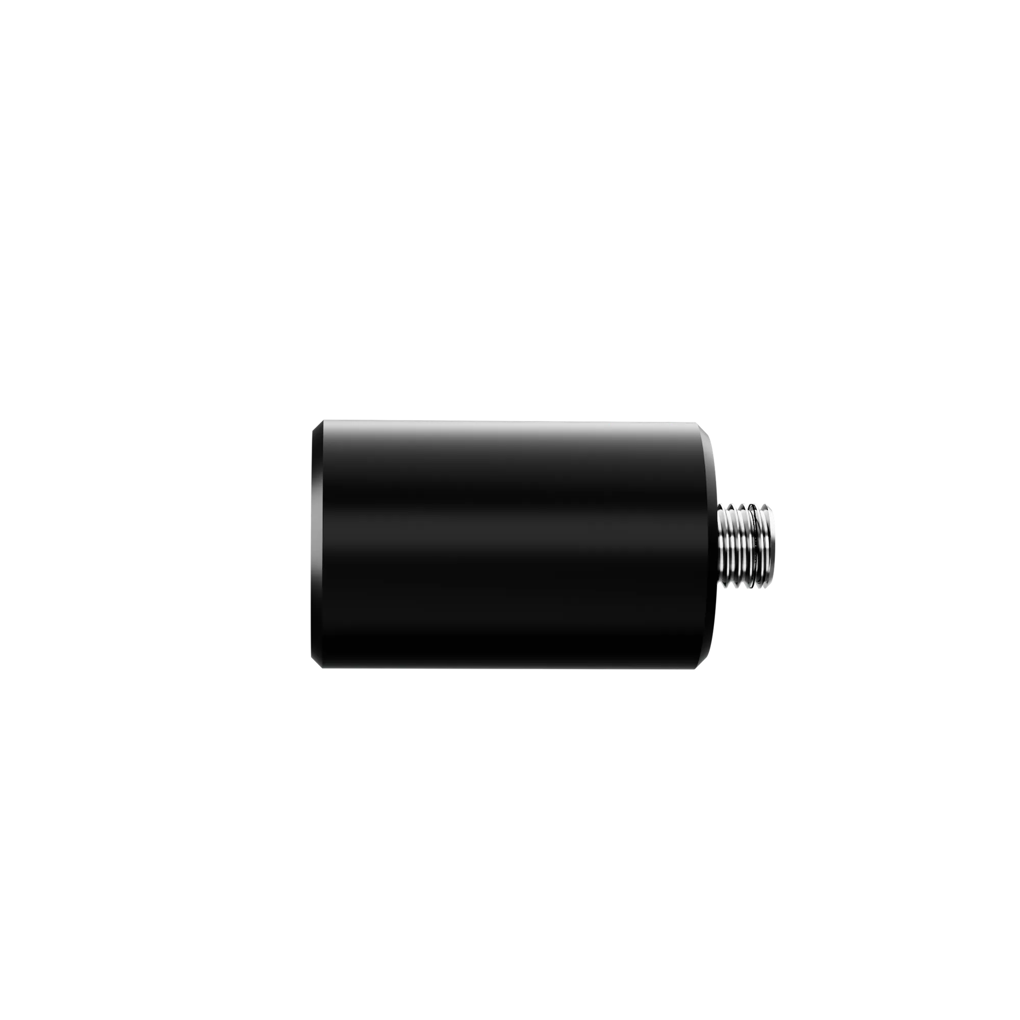 Side view of Ultraview UV Quickweight™ 4oz stabilizer weight showing black PVD coating and stainless steel core