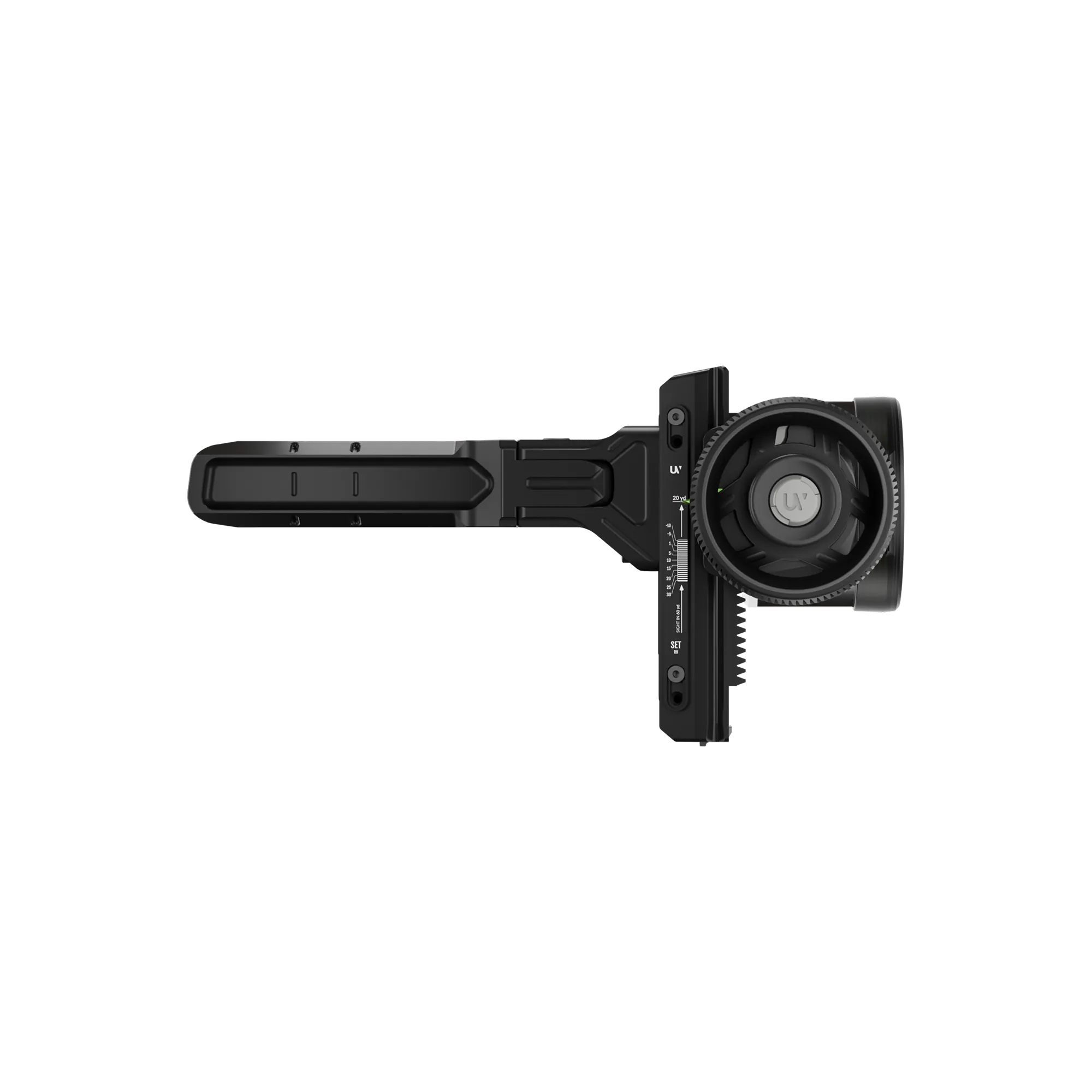 UV Slider 2 bridge lock mount side profile for secure bow sight attachment and stable performance during shooting