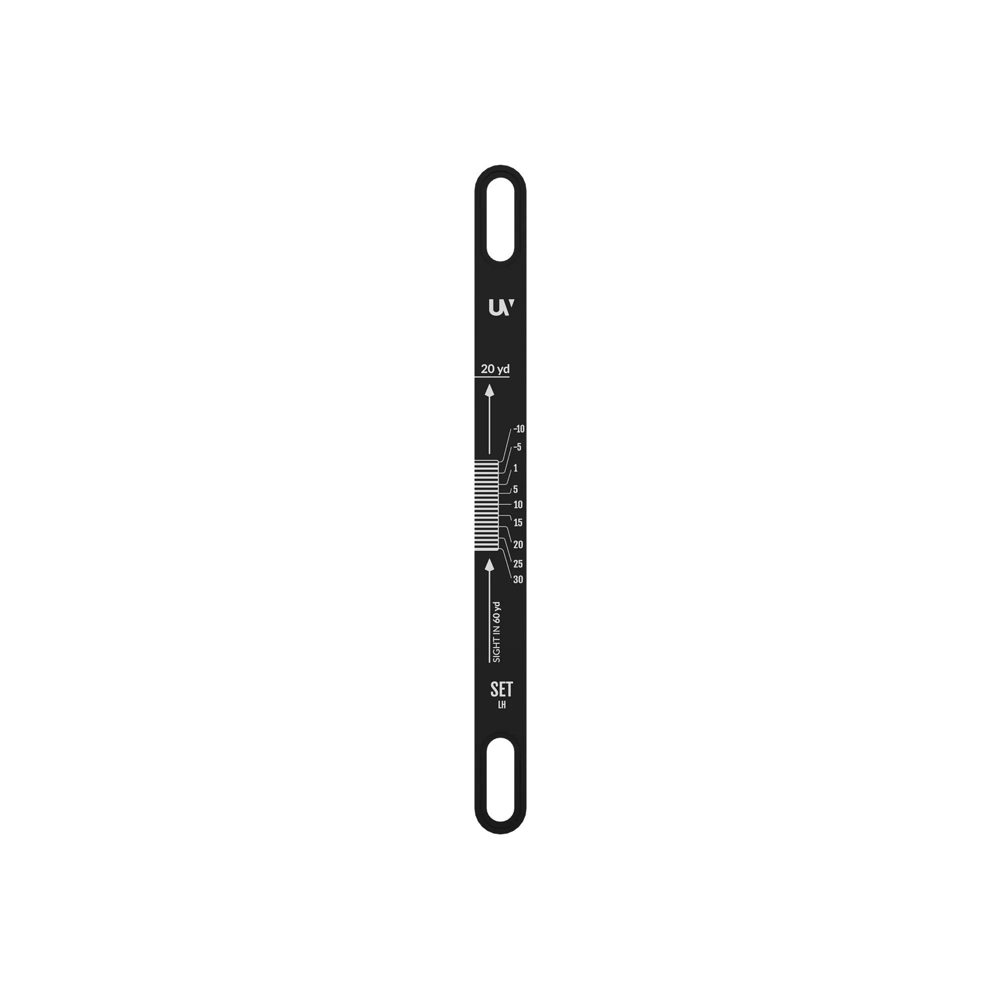UV Slider™ 2 Metal Setup Tape for accurate bow sight calibration