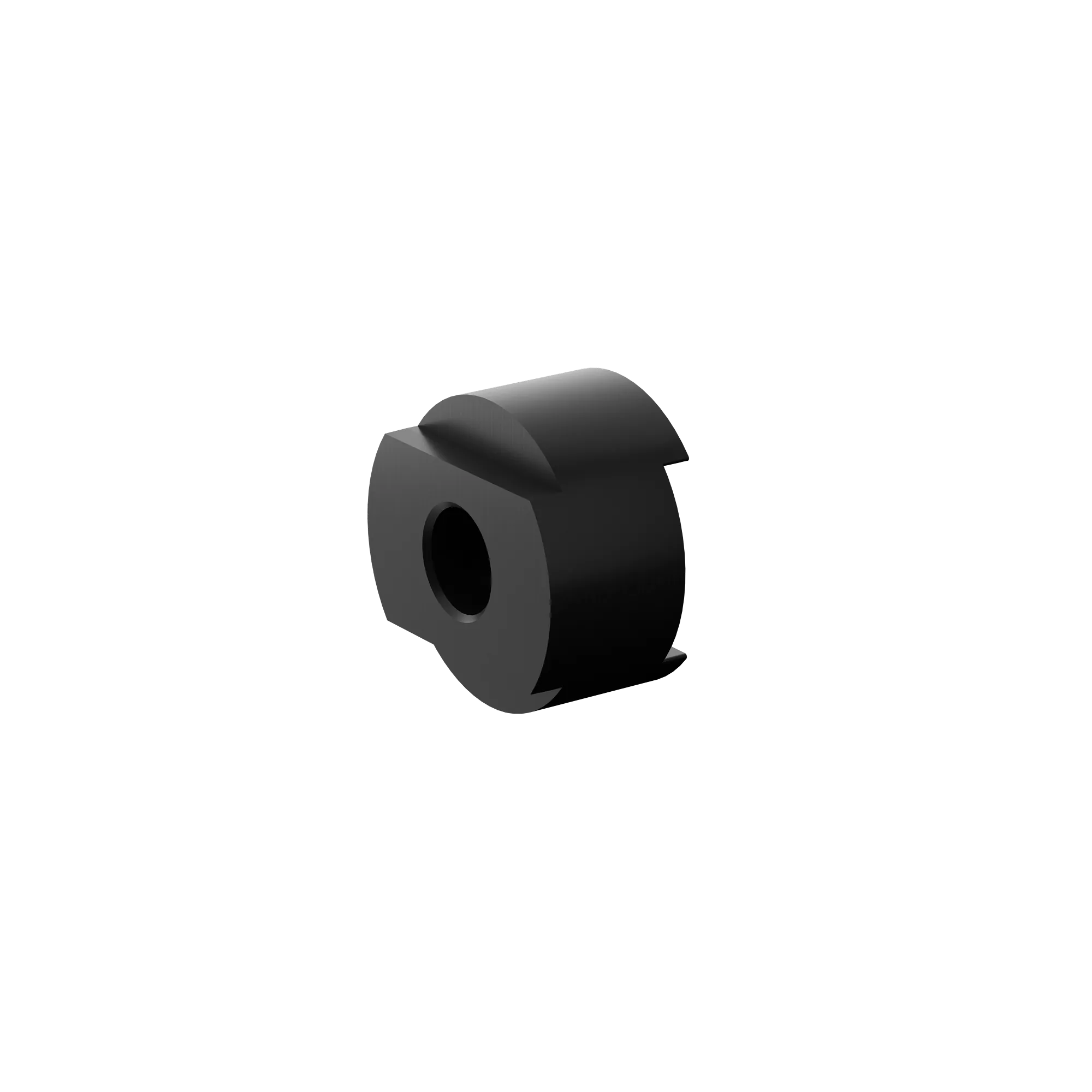 UV Slider™ 2 Windage Spacer, black polymer component providing 0.25-inch additional windage adjustment for precise archery sight alignment.