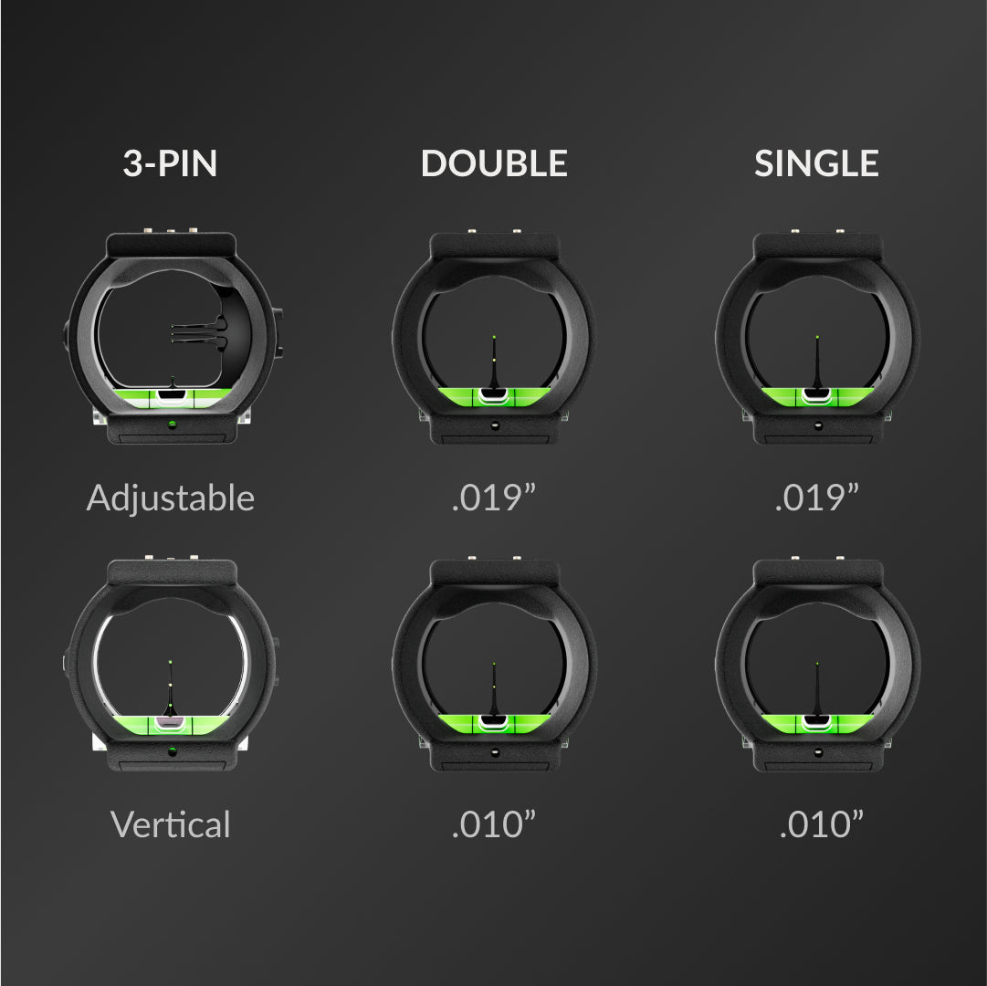 A list of all pin configurations for the UV3XL™ SE Hunting Scope