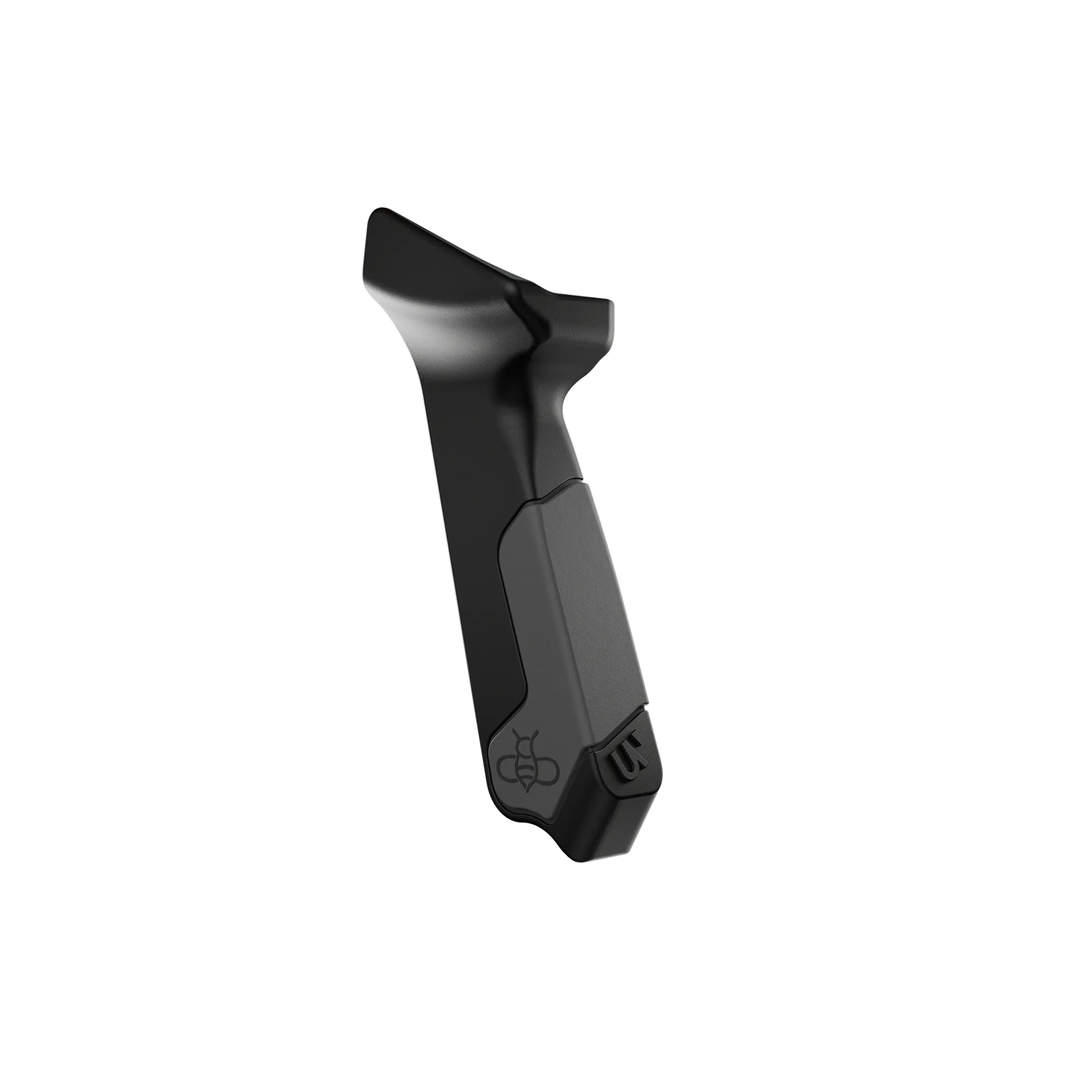 Ultraview BEEREAL 2.0 Mathews Grip in Carbon Gray with overmolded rubber panel for enhanced accuracy and comfort