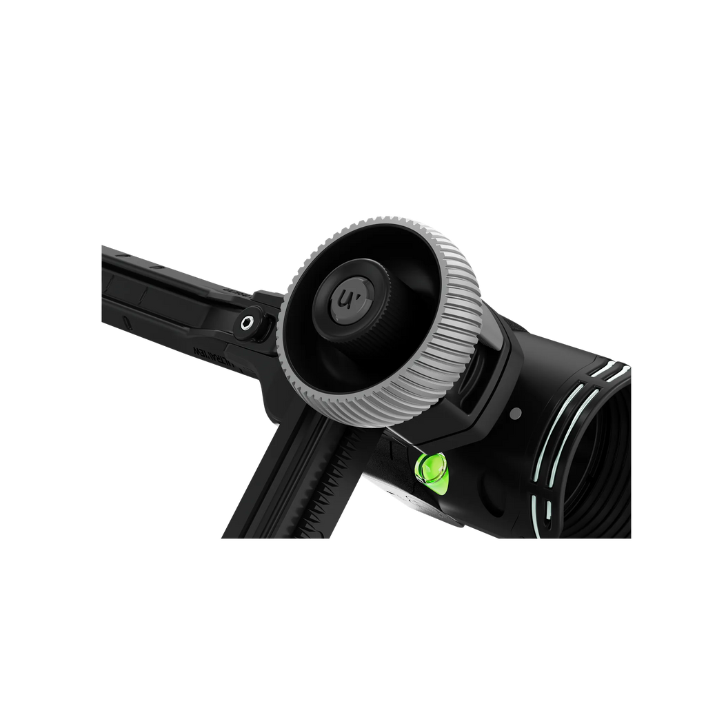 Ultraview DualDial™ Wheel Grip in Gray for UV Slider, interchangeable sight adjustment dial for smooth elevation control