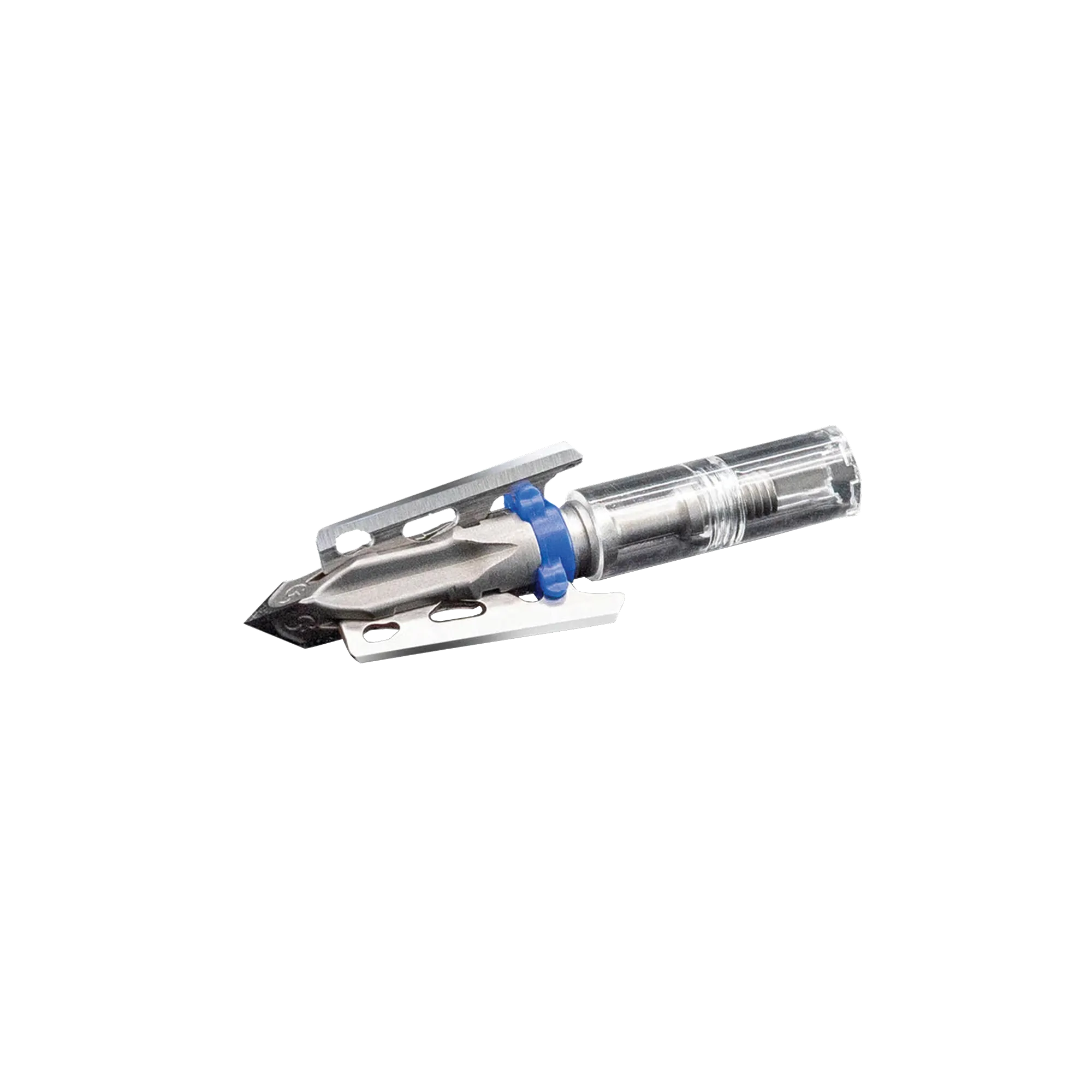 G5 Deadmeat V2 mechanical broadhead in folded position with Snaplock Blade Retention System