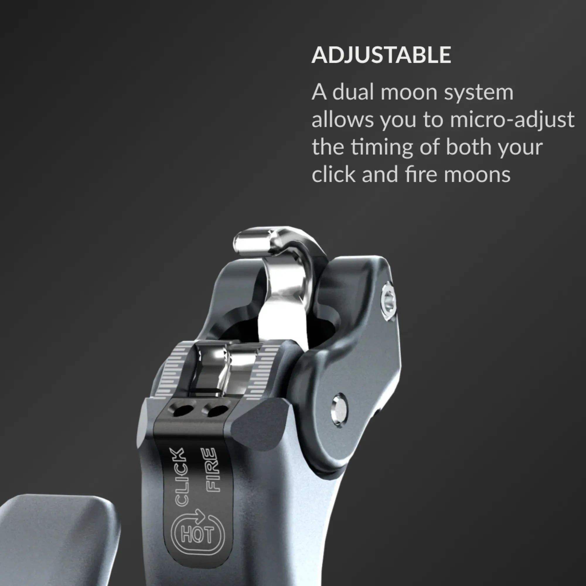 Hinge 2 dual moon adjustability