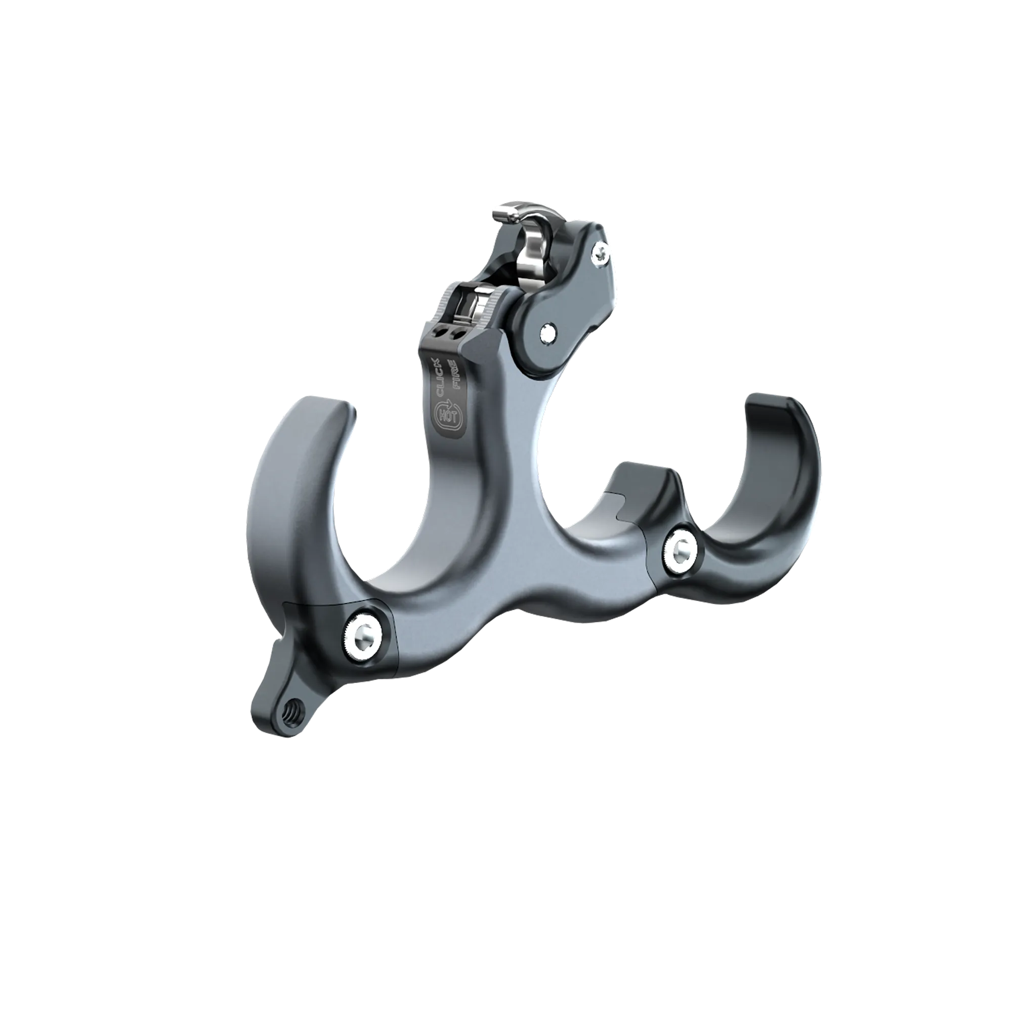 Ultraview The Hinge 2 anodized aluminum archery release aid with 3-finger grip and precision micro-adjustments