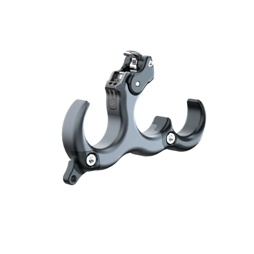 Ultraview The Hinge 2 anodized aluminum archery release aid with 3-finger grip and precision micro-adjustments