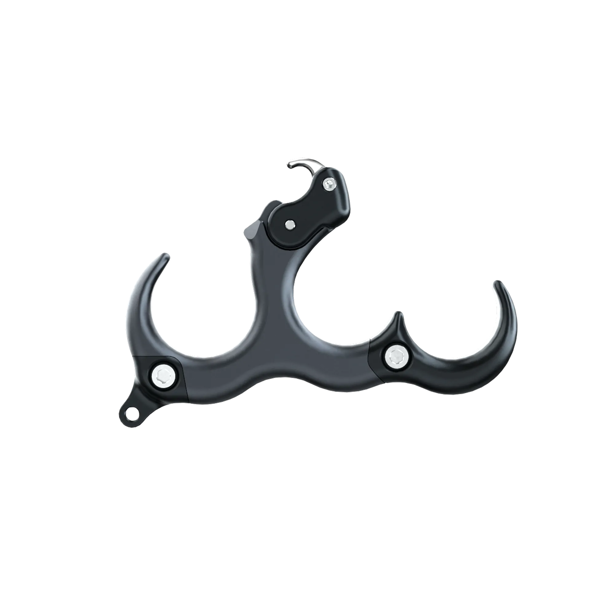 Ultraview The Hinge 2 anodized aluminum archery release aid with 3-finger grip and precision micro-adjustments