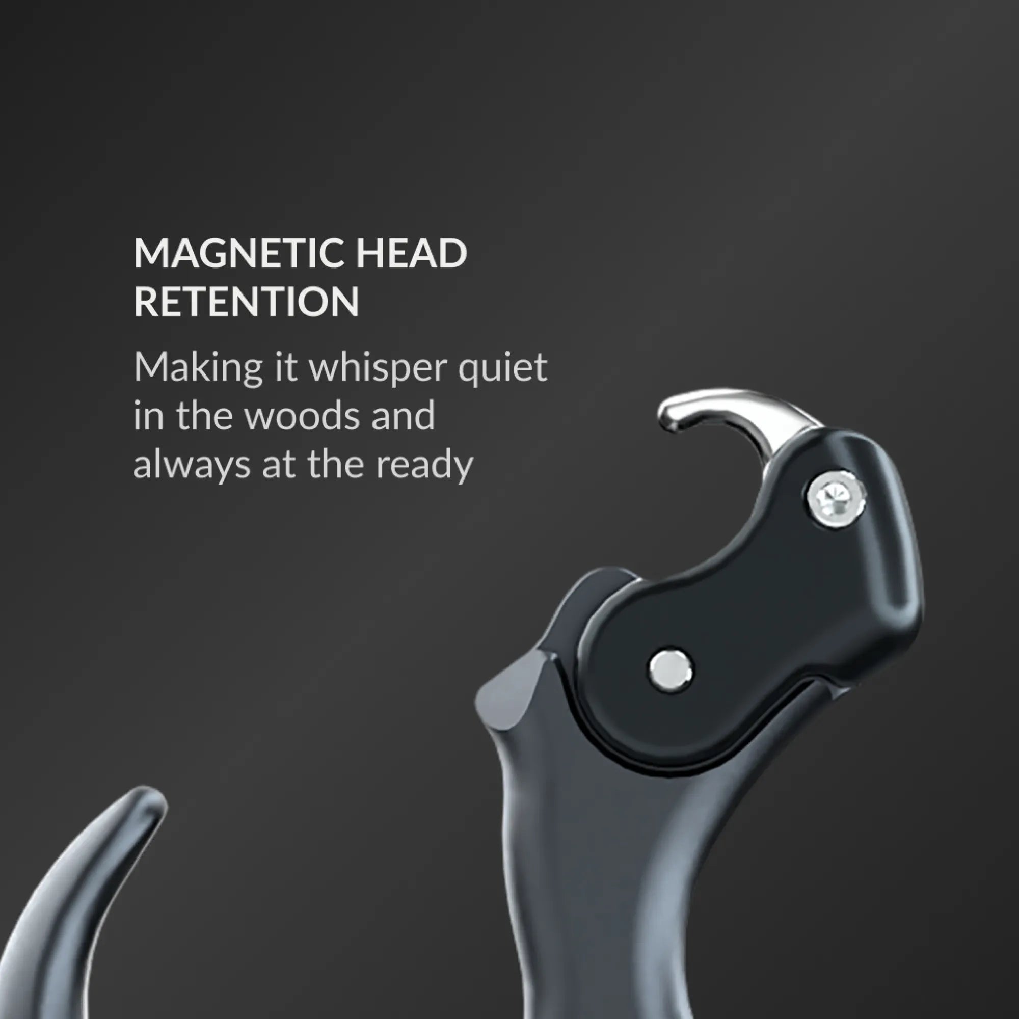 Hinge 2 magnetic head retention
