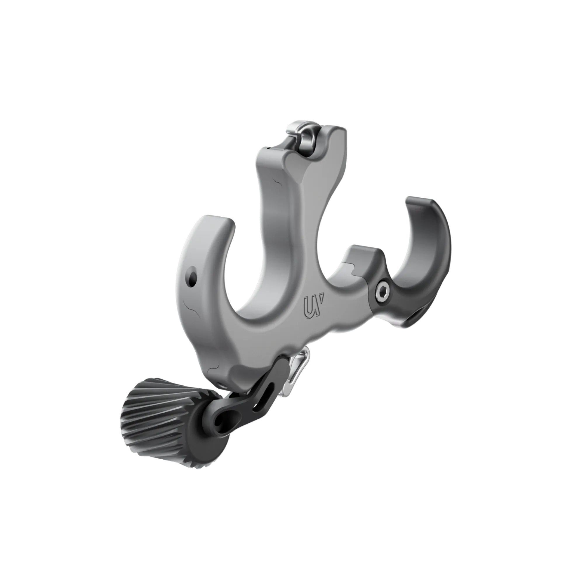 Ultraview UV Button™ smoke gray aluminum archery release aid with adjustable trigger for precision shooting