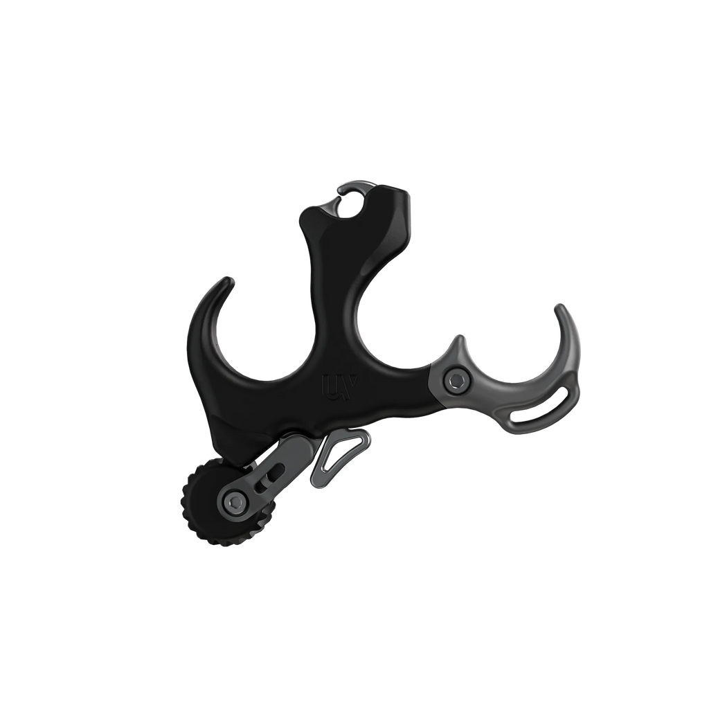 Ultraview UV Button™ medium matte black stainless steel archery release aid with adjustable trigger for precision shooting