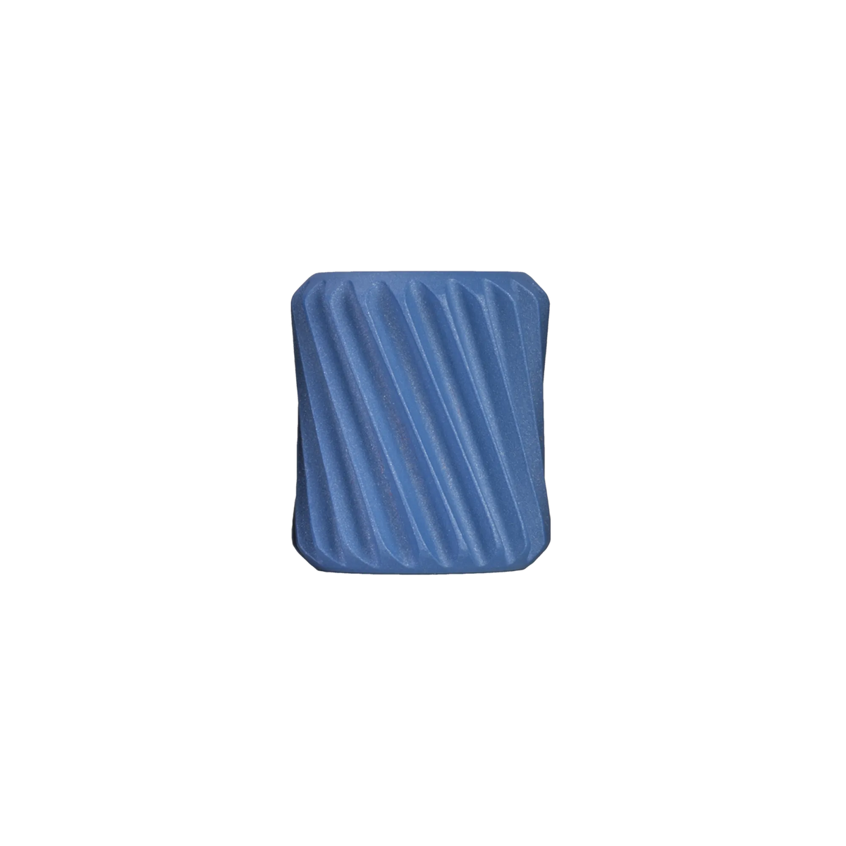 Ultraview UV Contour Knob™ in Blue, textured ergonomic knob for archery thumb release adjustment
