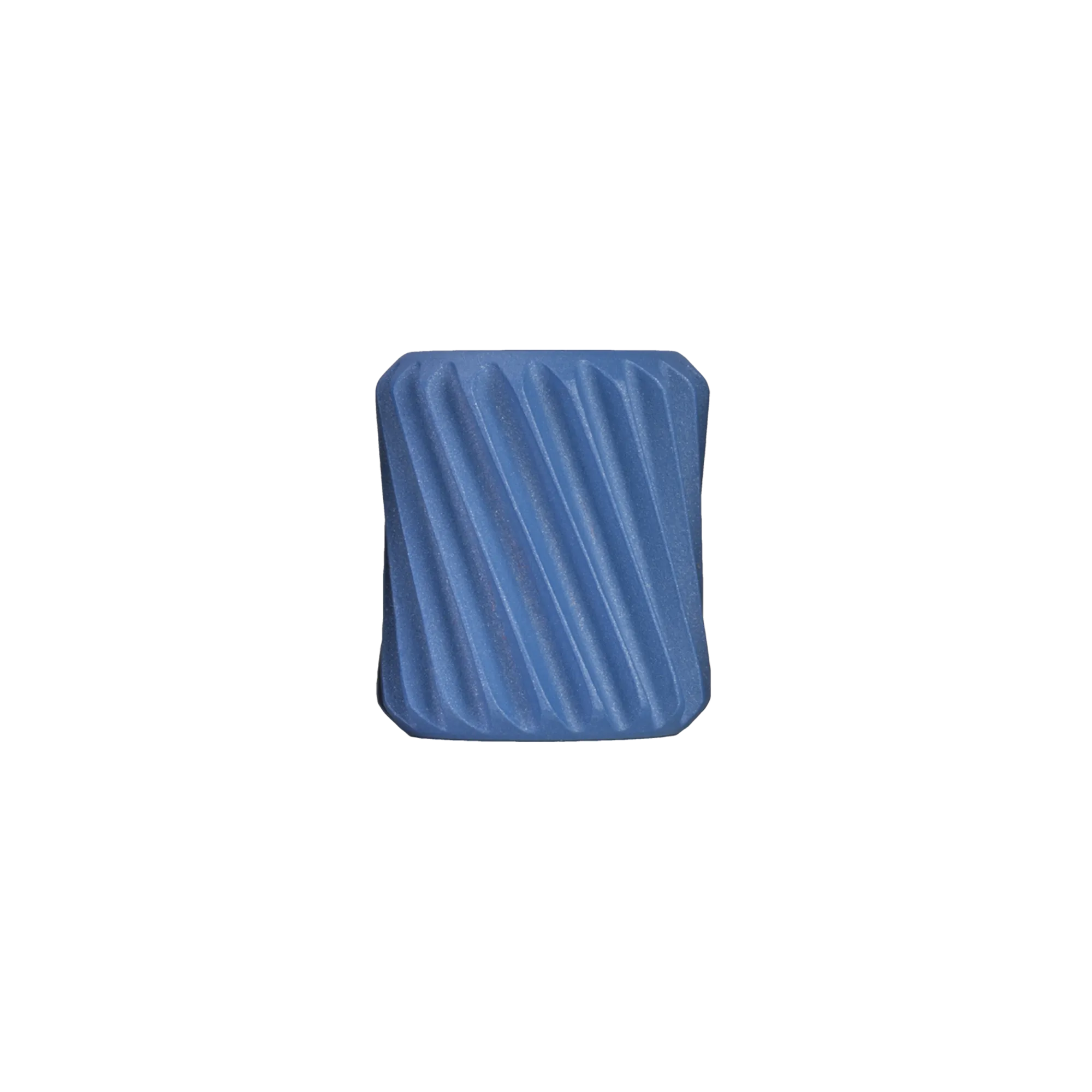 Ultraview UV Contour Knob™ in Blue, textured ergonomic knob for archery thumb release adjustment
