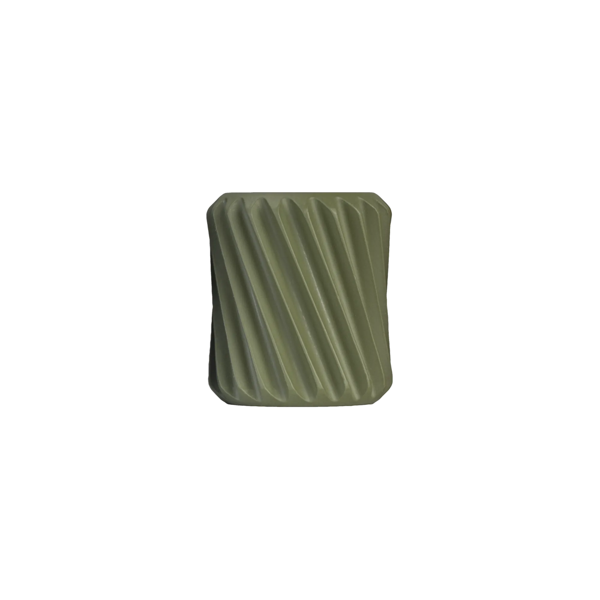 Ultraview UV Contour Knob™ in OD Green, textured ergonomic knob for archery thumb release adjustment
