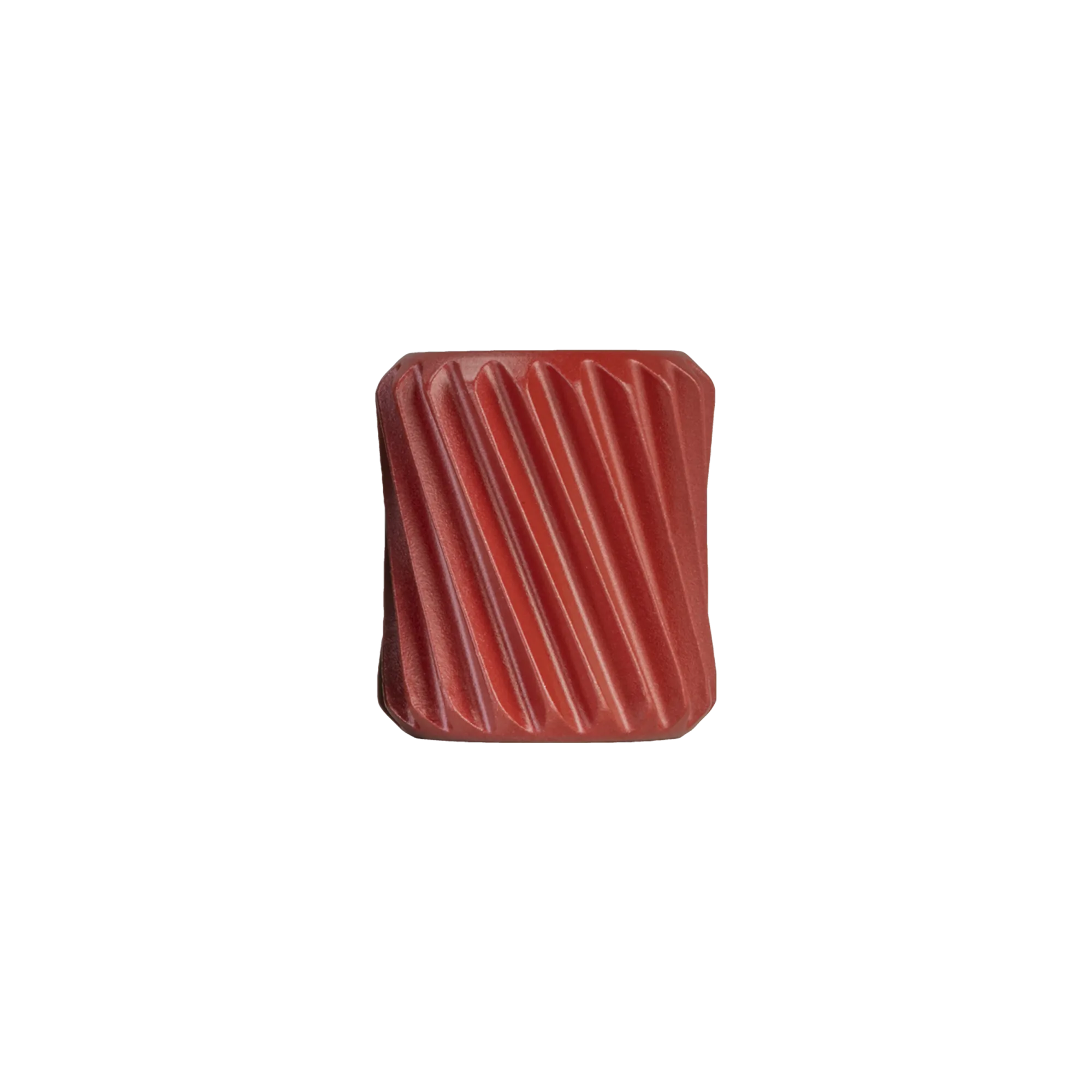 Ultraview UV Contour Knob™ in Red, textured ergonomic knob for archery thumb release adjustment
