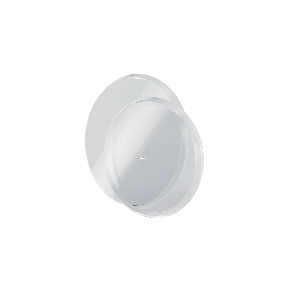 Pair of UV Doublet™ Lenses shown at an angle, highlighting premium optical craftsmanship.