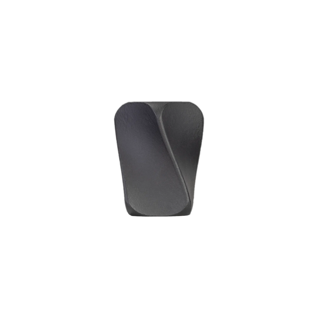 Ultraview UV Helix Knob™ in Black, ridged ergonomic knob for consistent thumb placement on archery thumb button releases