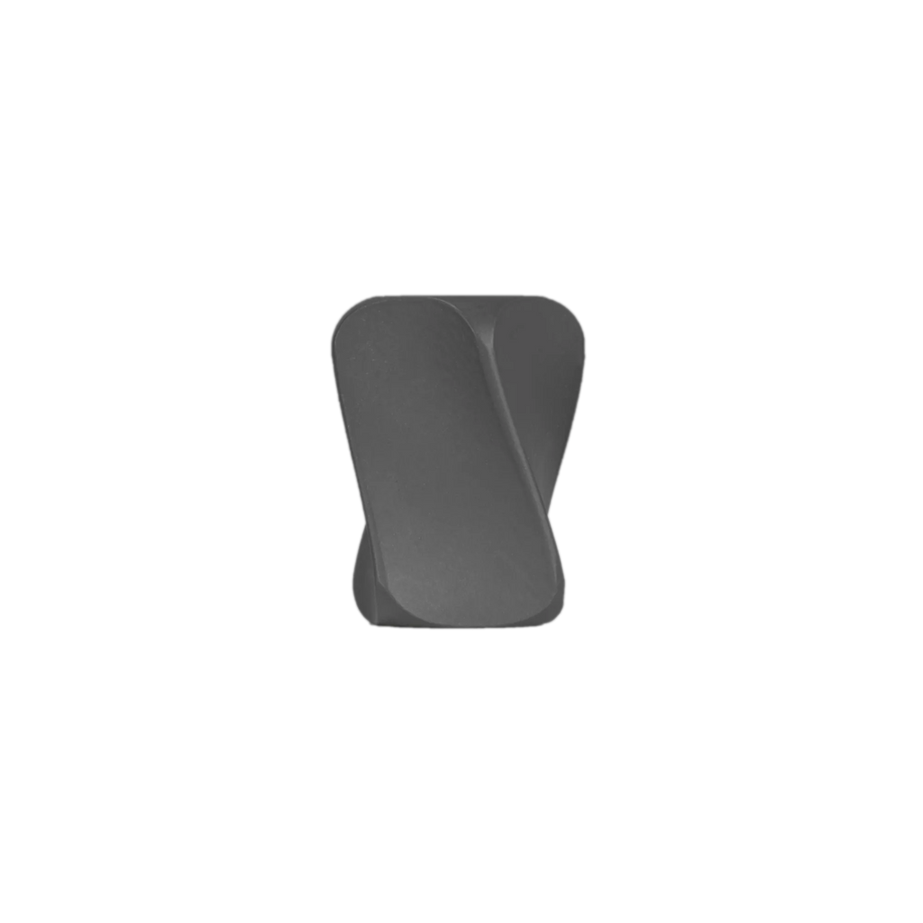 Ultraview UV Helix Knob™ in Carbon Gray, ridged ergonomic knob for consistent thumb placement on archery thumb button releases