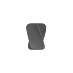 Ultraview UV Helix Knob™ in Carbon Gray, ridged ergonomic knob for consistent thumb placement on archery thumb button releases
