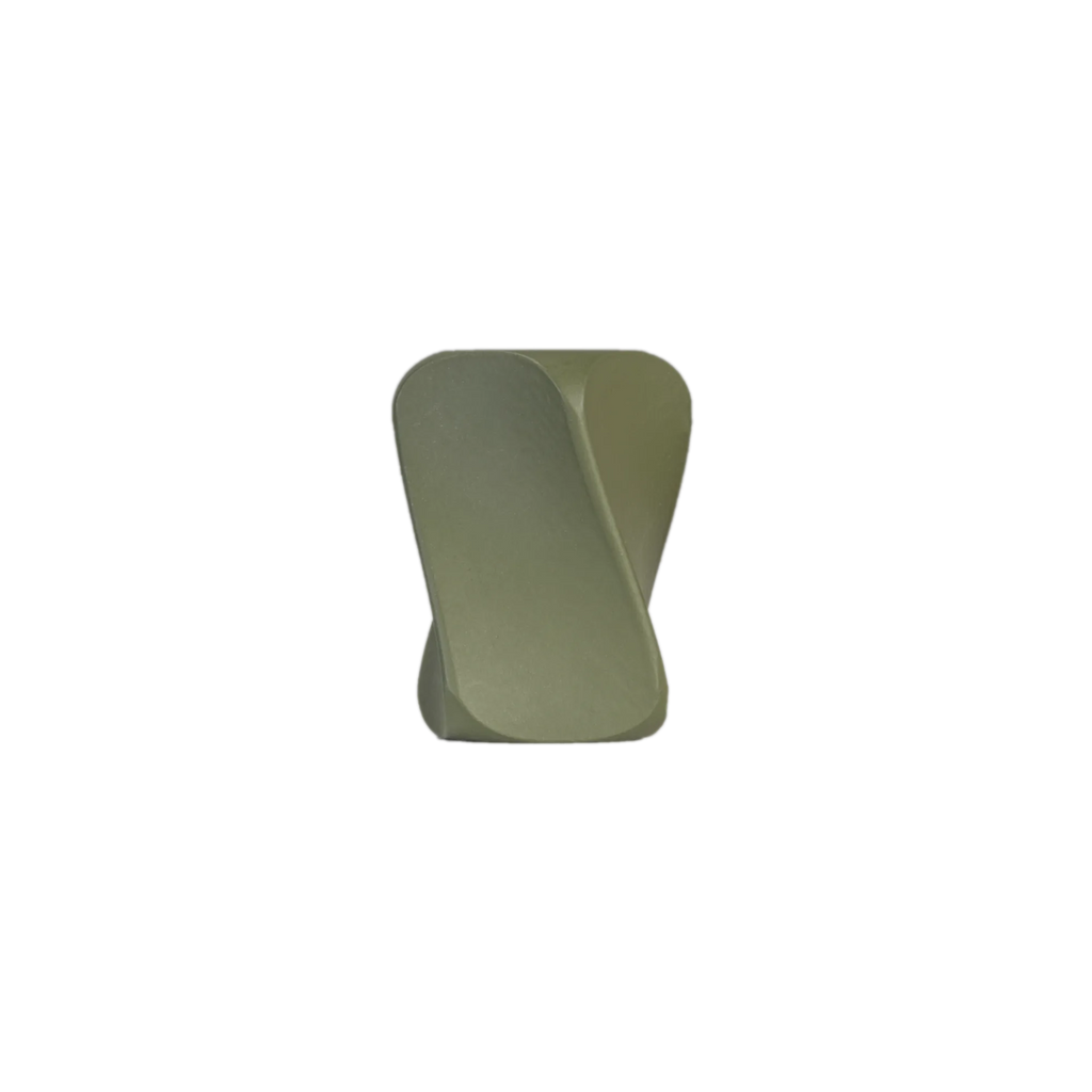 Ultraview UV Helix Knob™ in OD Green, ridged ergonomic knob for consistent thumb placement on archery thumb button releases