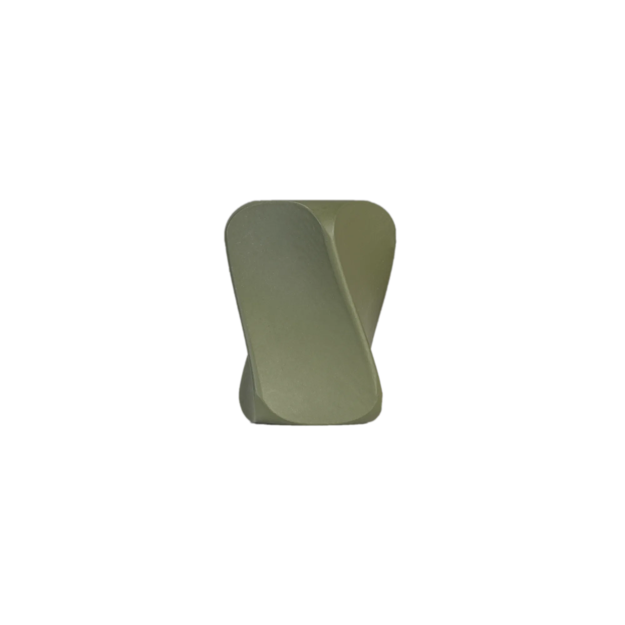 Ultraview UV Helix Knob™ in OD Green, ridged ergonomic knob for consistent thumb placement on archery thumb button releases