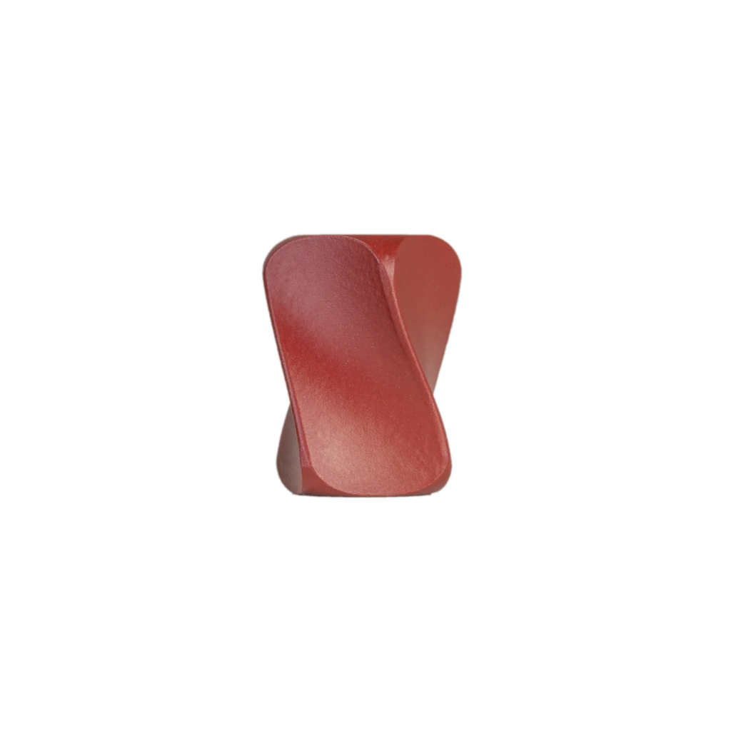 Ultraview UV Helix Knob™ in Red, ridged ergonomic knob for consistent thumb placement on archery thumb button releases