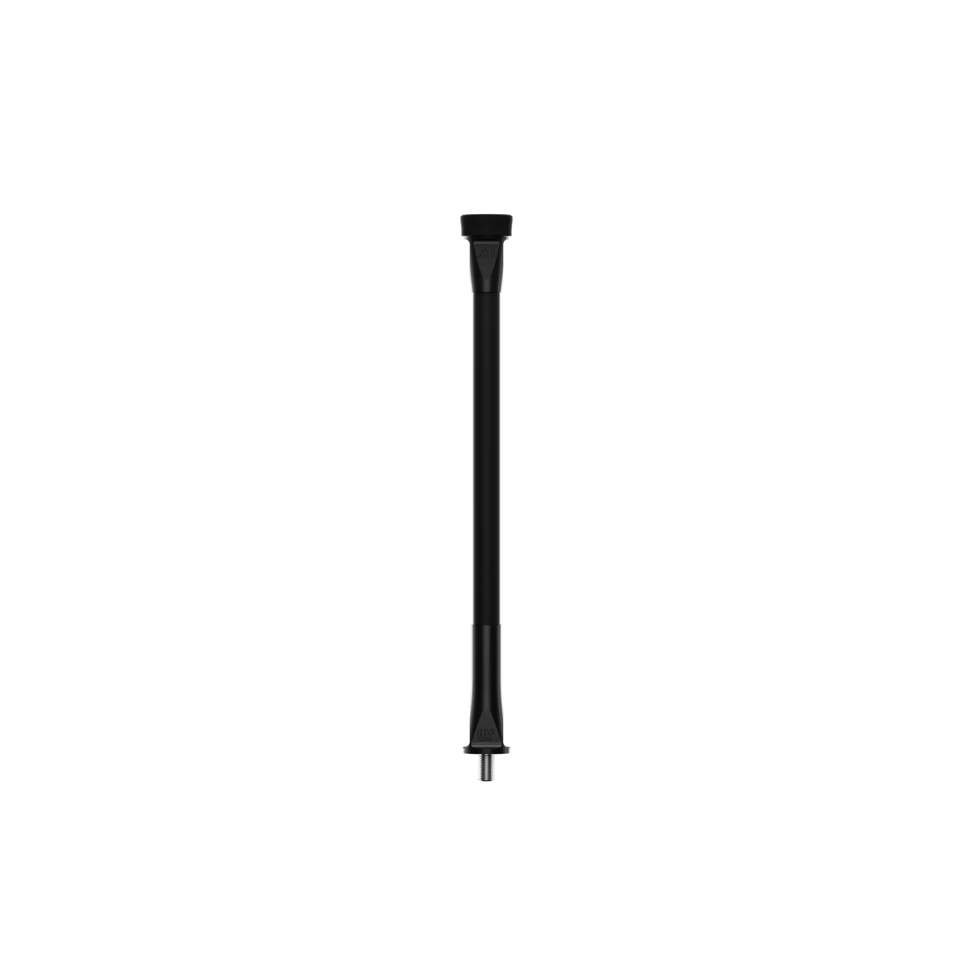 UV Hunting Stabilizer 10 inch Black carbon stabilizer bar with stainless steel mounting hardware offering balance stability and lightweight performance