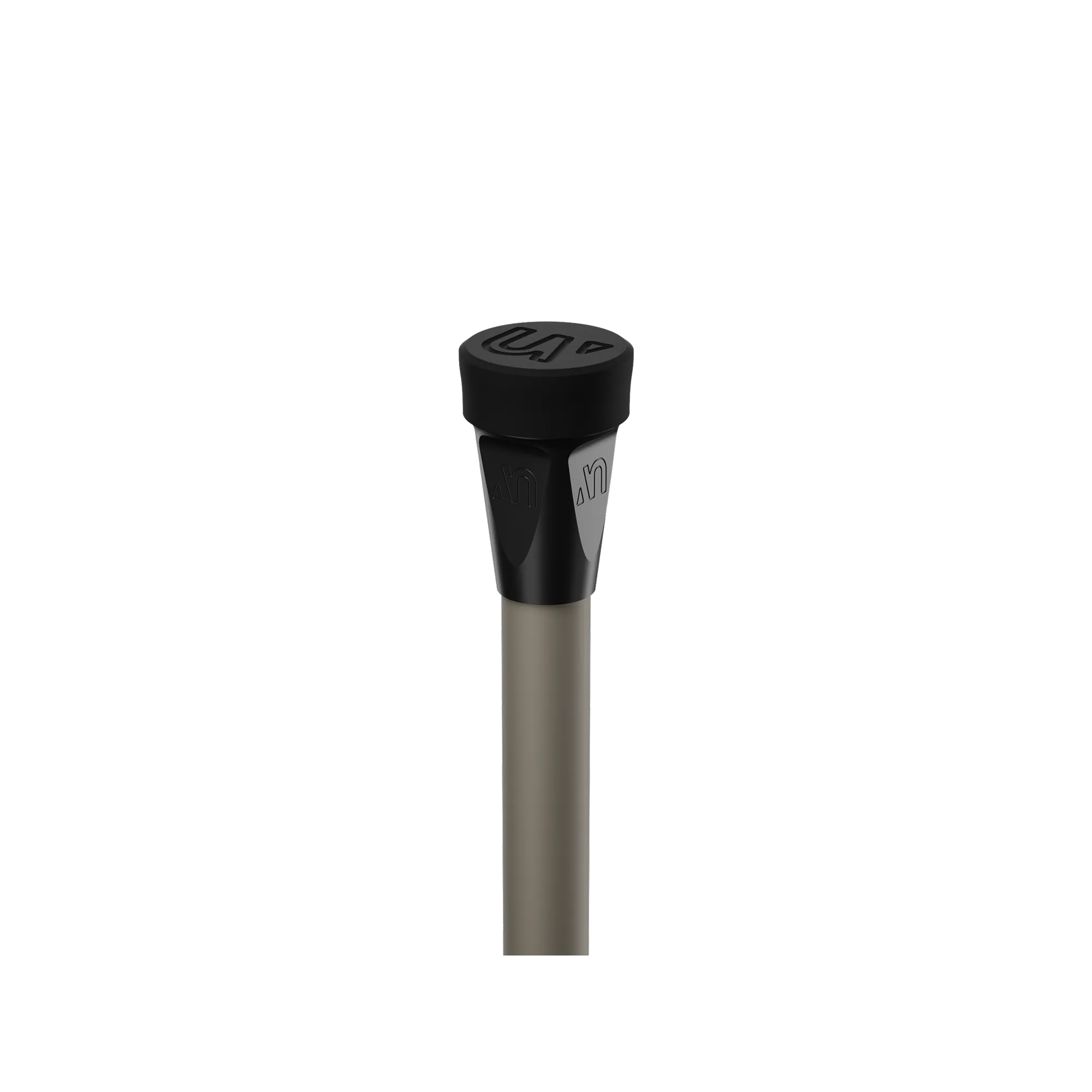 UV Hunting Stabilizer in Dune with end cap attached featuring engraved UV logo for a premium finish