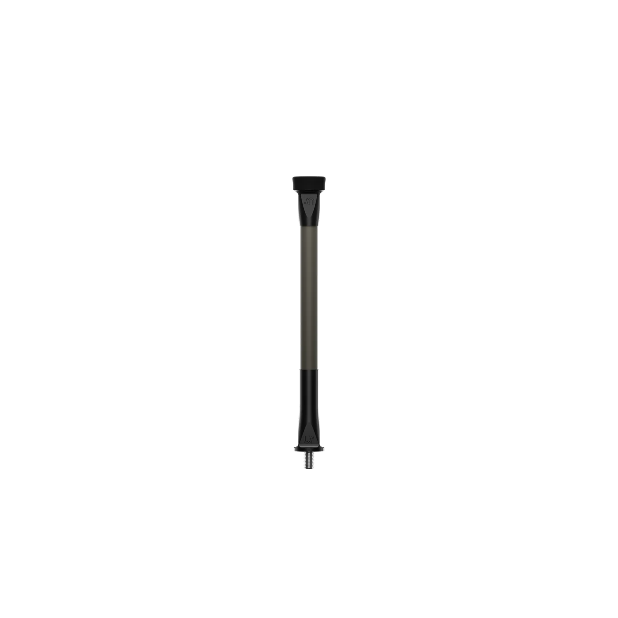 UV Hunting Stabilizer 8 inch OD Green carbon stabilizer bar with stainless steel mounting hardware designed for maximum stiffness and minimal weight