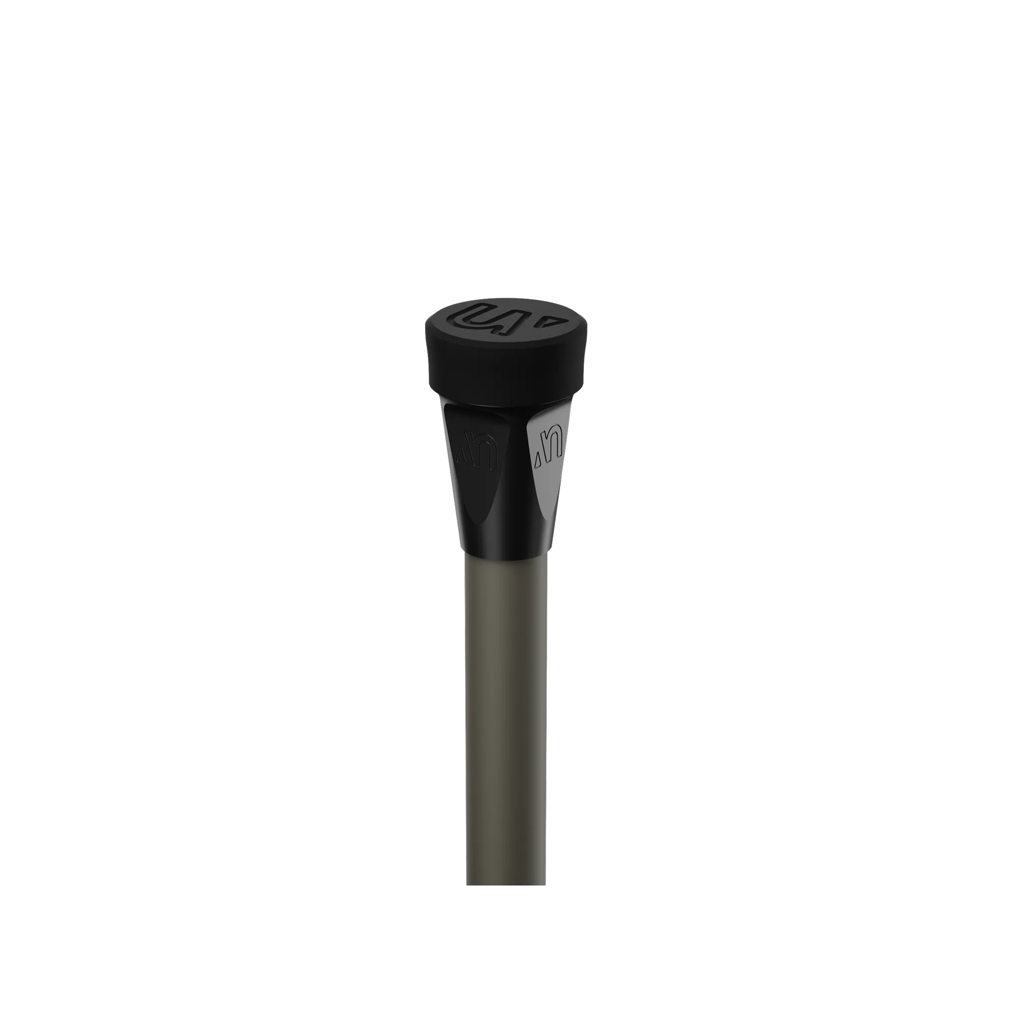 UV Hunting Stabilizer in OD Green with end cap attached featuring engraved UV logo for a premium finish