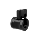 Ultraview UV Quick Disconnect 0 degree in black aluminum showing slot design for stabilizer mounting