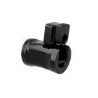 Ultraview UV Quick Disconnect 8 degree in black aluminum showing slot design for angled stabilizer mounting