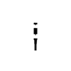 Expanded vertical view of Ultraview UV Quickweight™ 4oz with stabilizer components for weight customization