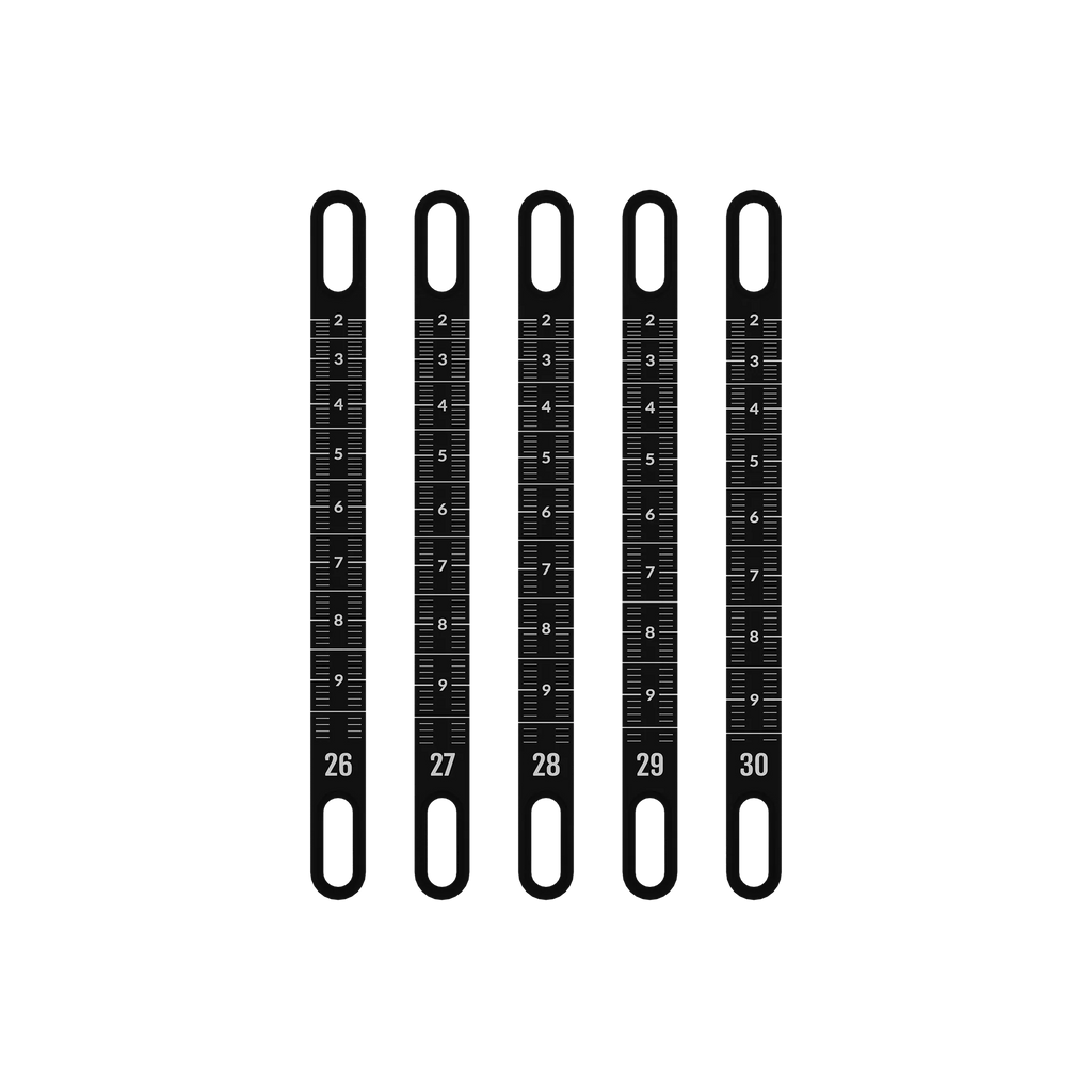 UV Slider 2 metal sight tapes #26 to #30 lightweight precision sight markers