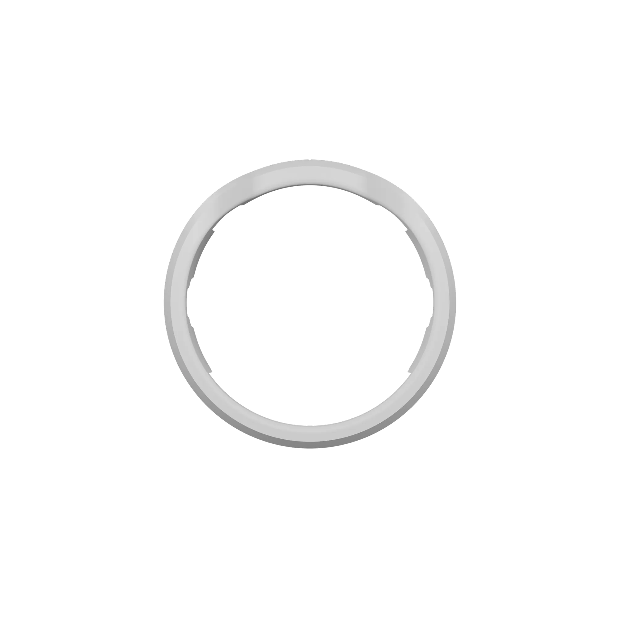UV Slider 2 No-Light Viz Ring in white color for customizable archery sight picture