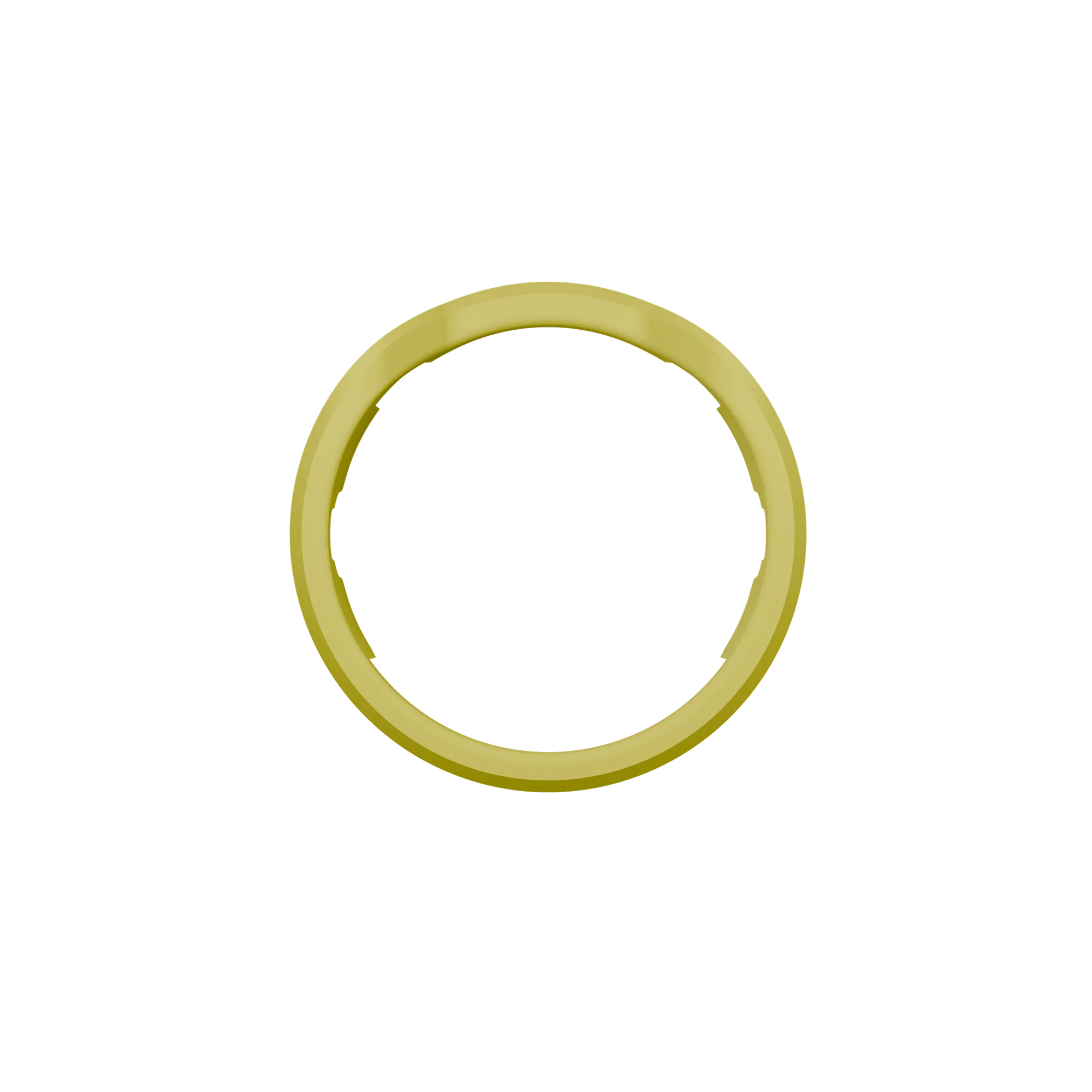 UV Slider 2 No-Light Viz Ring in yellow color for customizable archery sight picture