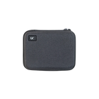 Gray UV Slider™ 2 Travel Case closed with durable fabric exterior and UV logo patch for archery sight transport
