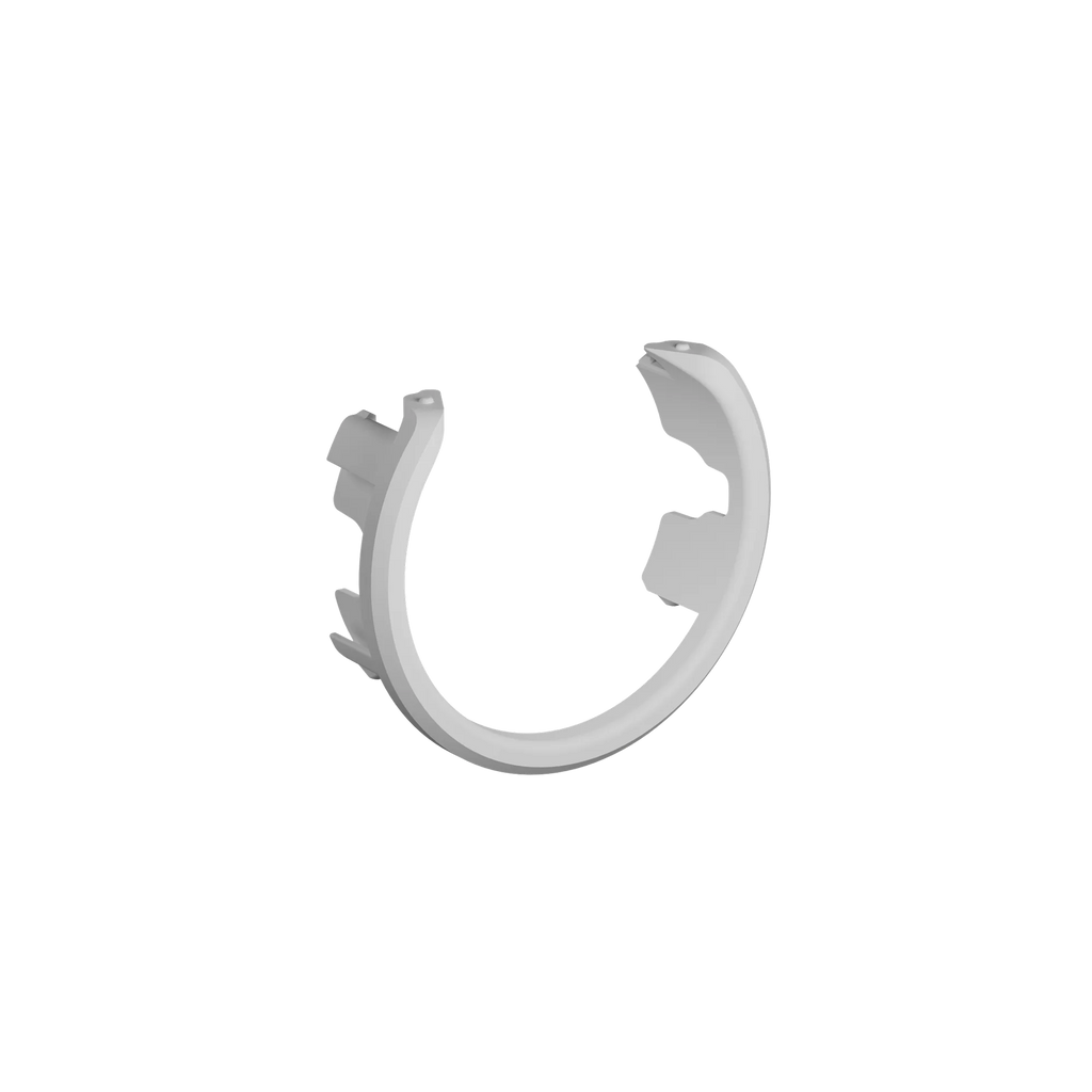 UV Slider 2 Viz Ring in white, angled view, precision archery sight color ring