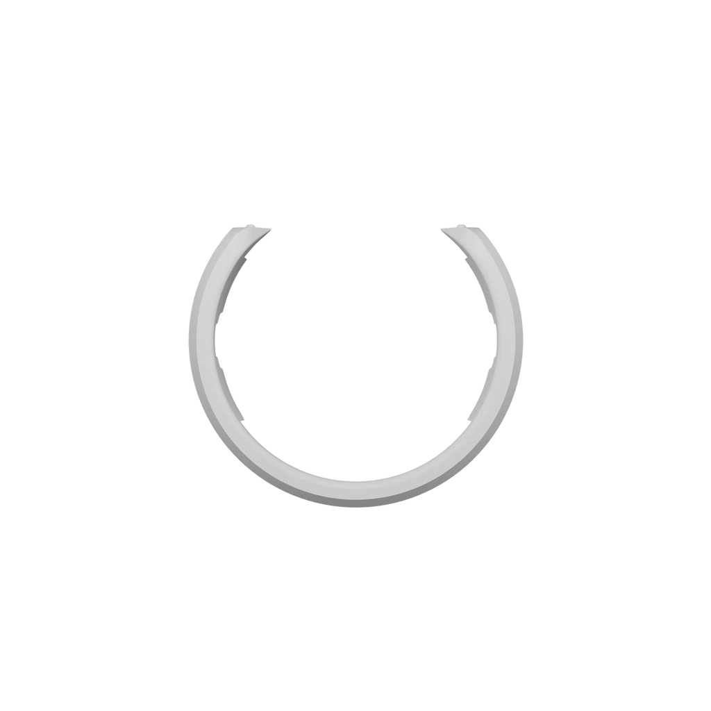 UV Slider 2 Viz Ring in white, front view, interchangeable sight ring for UV Slider 2