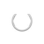 UV Slider 2 Viz Ring in white, front view, interchangeable sight ring for UV Slider 2