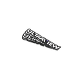 Ultraview UV Sticker Kit with five black and white vinyl logo stickers for bows, stabilizers, laptops, or trucks
