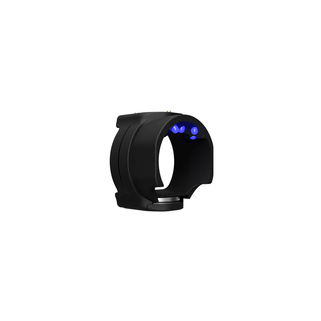 UV3™ Light Cartridge back angled view with LED housing and durable black body for archery sights