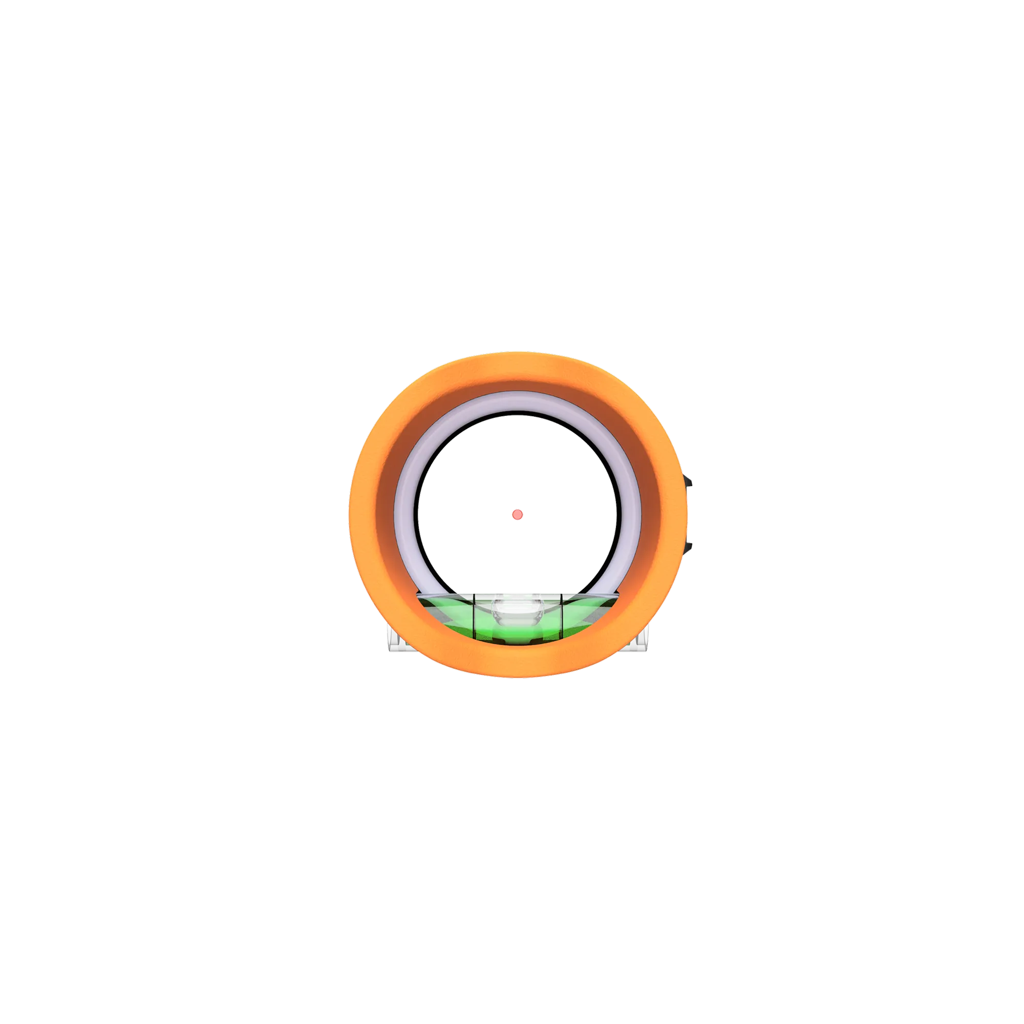 UV3™ No-Light Cap installed on UV3™ scope, orange color, compliant with local laws