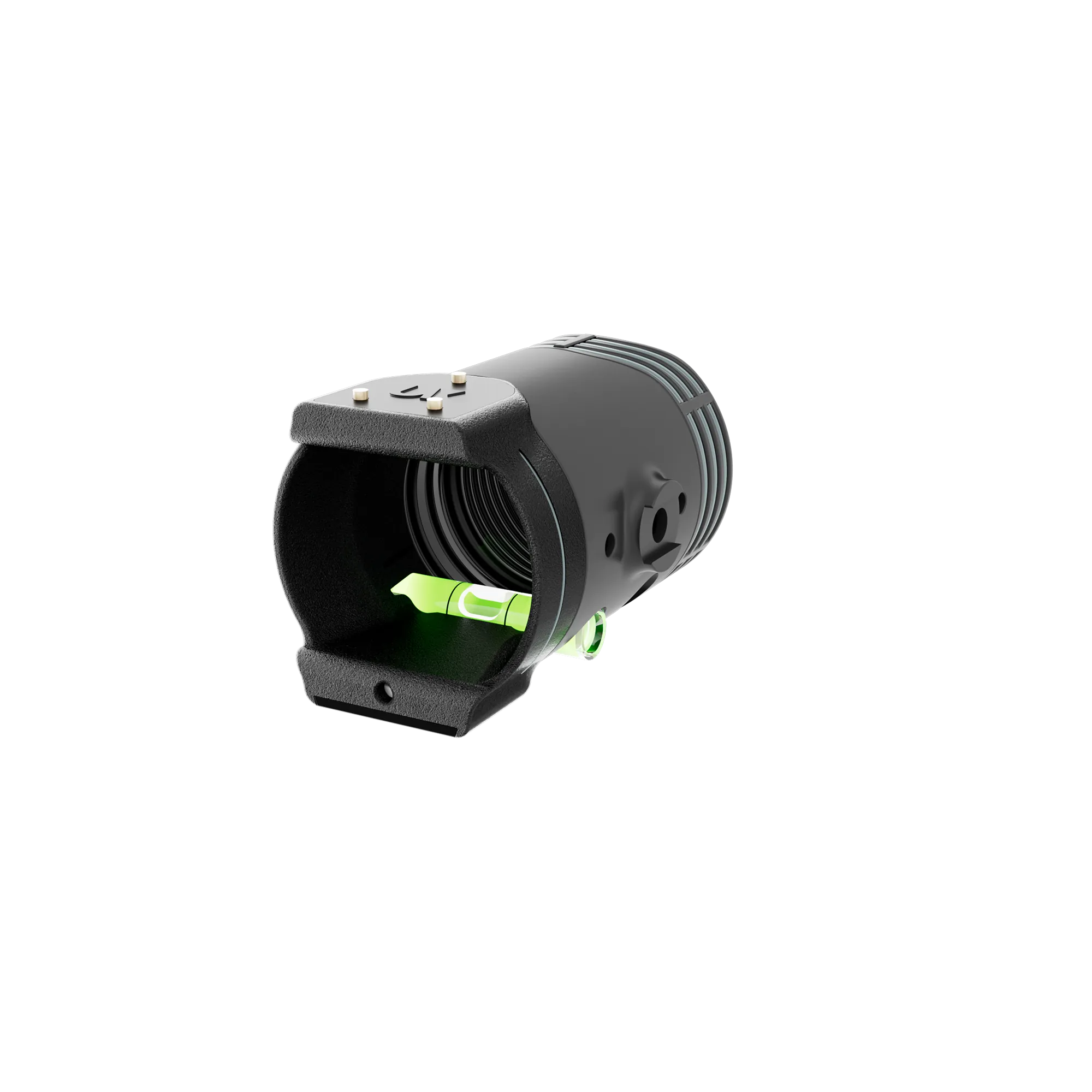 UV3™ SE Target Kit archery scope with integrated level and precision sight housing angled view