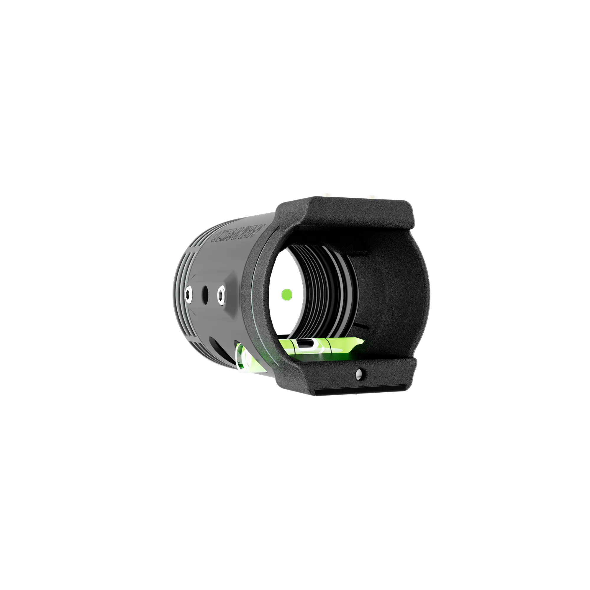 UV3™ SE Target Kit archery scope with installed light cartridge for enhanced pin brightness