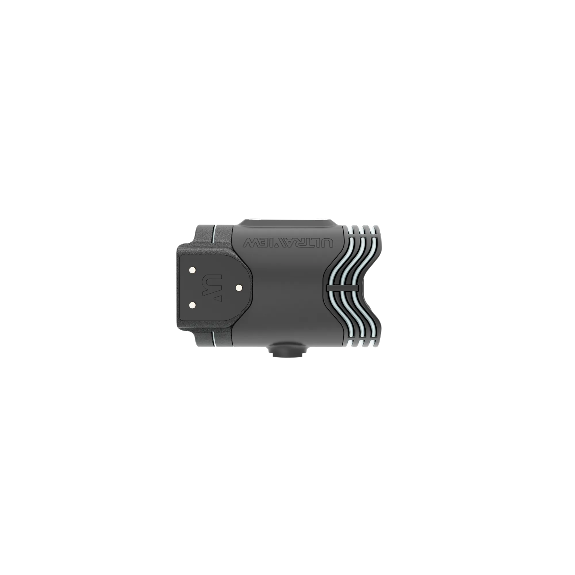 Top view of UV3™ SE archery scope showing Ultraview branding and precision light cartridge housing