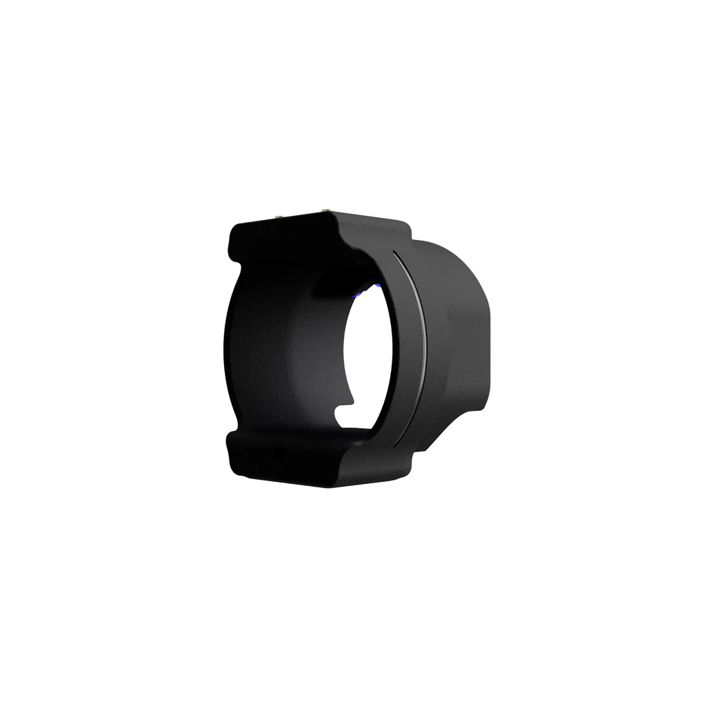 UV3™XL Light Cartridge front angled view showing illuminated blue LEDs for optimal brightness in archery scopes
