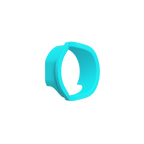 UV3XL™ No-Light Cap in teal, lightweight design for UV3XL™ scope compliance with local laws
